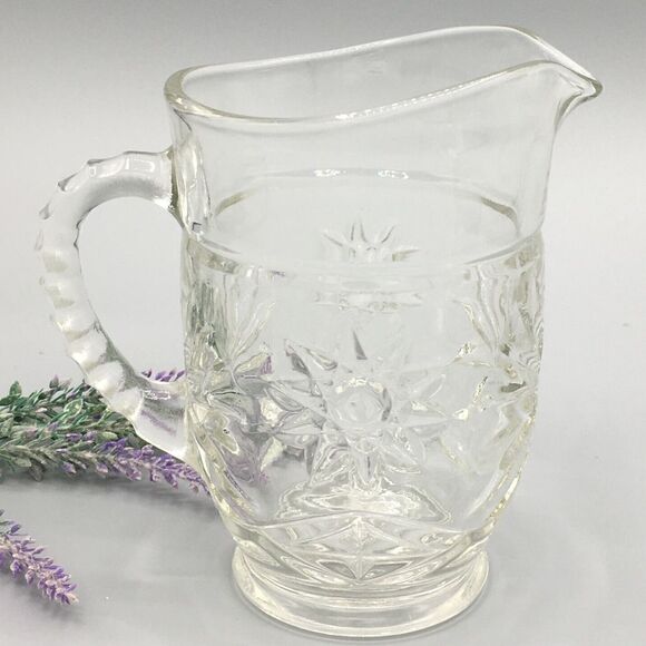 Anchor Hocking EAP Prescut Clear MILK PINT  16oz Pitcher - Picture 1 of 16